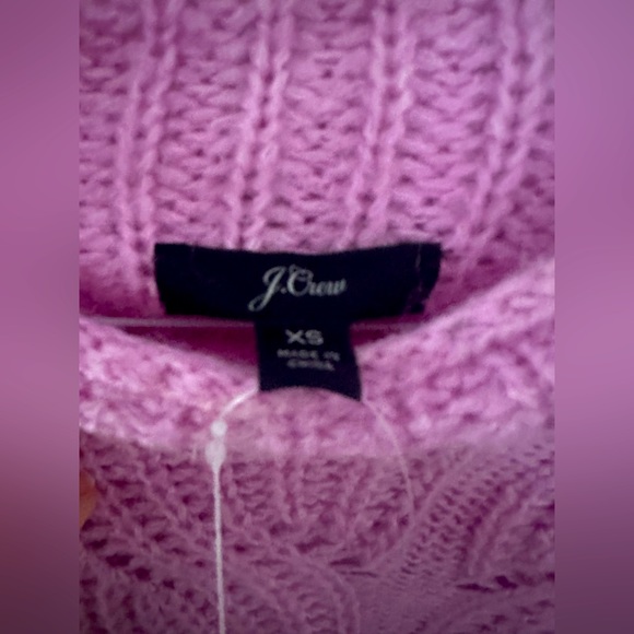 J. crew lavender sweater new with tags! - Picture 4 of 4